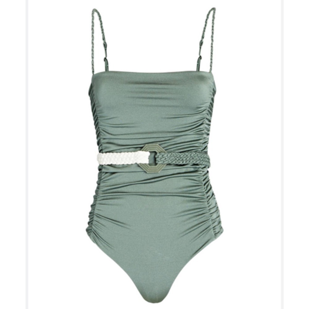 JOHANNA ORTIZ Luster Of Pearls One-piece green XS women’s bathing suit